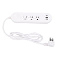 thumbnail image 2 of Power Strip, 30W USB A Tipo C Sockets de Enchufe Plano Power Strip Power Strip Fácil de Instalar USB Para El Crucero en El Dormitorio de Inicio, 2 of 7