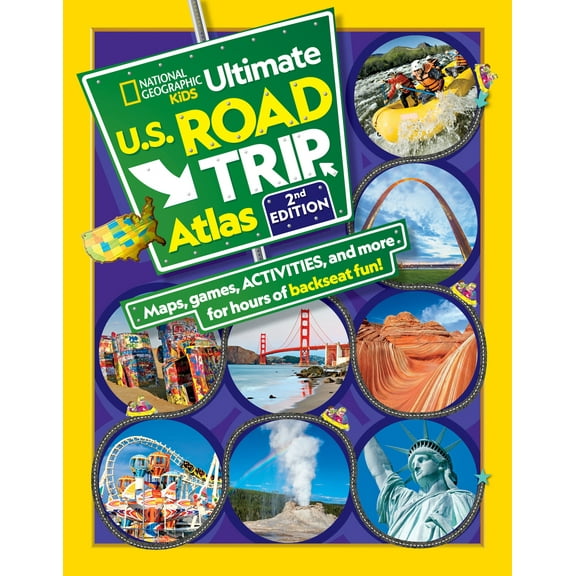 Pre-Owned National Geographic Kids Ultimate U.S. Road Trip Atlas, 2nd Edition (Paperback) 1426337035 9781426337031