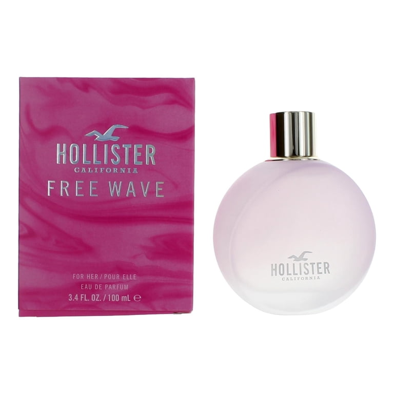 Hollister, EDP Spray, 3.4 oz, Free Wave for Women with Fragrance