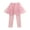 Girl Skirt-Pink, variant on KkSLirnhs 120 Girls' Fashionable Summer Bubble Mini Skirt with Layered Net Fabric Lightweight Tiered Ruffle Short Skirts Pink