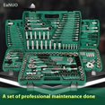 thumbnail image 2 of Multi Functional Socket Wrench Set Combination Sleeve Ratchet Plate Manual Repair Hardware Tools Auto Repair Toolbox Set Socket, 2 of 9