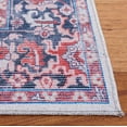 thumbnail image 6 of SAFAVIEH Serapi Jancis Traditional Machine Washable Area Rug, Blue/Rust, 9' x 12', 6 of 14