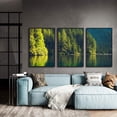 thumbnail image 3 of IDEA4WALL Framed Canvas Wall Art for Living Room, Bedroom Beautiful Nature Norway Landscape Canvas Prints for Modern Home Decoration Ready to Hang - 16"x24"x3 Panels, 3 of 4