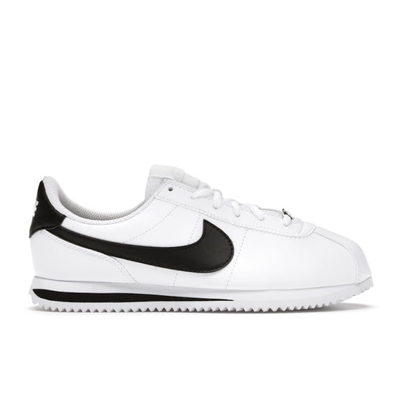 Nike Kid's Cortez Basic White Black Shoes, from StockX