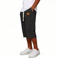 thumbnail image 6 of Enridrech Mens Jogger Capris Pants Plain Drawstring Elastic Waist 3/4 Length Pant Straight Leg Summer Casual Capri Shorts, 6 of 6