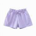 thumbnail image 4 of KPOPLK Girls Cotton Athletic Shorts Quick-Drying Toddler Summer Running Shorts Dolphin Yoga Shorts for Kids Size 1-2 Years,Purple, 4 of 4