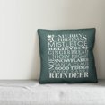 thumbnail image 3 of Creative Products Christmas Sayings in Green 18x18 Spun Poly Pillow, 3 of 3
