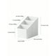 thumbnail image 3 of 1pc Trapezoid Shaped Pen Holder/Remote Control Storage Box/Desktop Organizer For Office Supplies/Cosmetics Brush Storage Bucket, 3 of 5