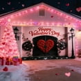 thumbnail image 3 of Valentine's Day Garage Door Decorations 6.8x15.7 ft - Large Holiday Yard Sign Photo Background for Bridal Shower Wedding Anniversary Outdoor Indoor Party Supplies & Home Decor, 3 of 5