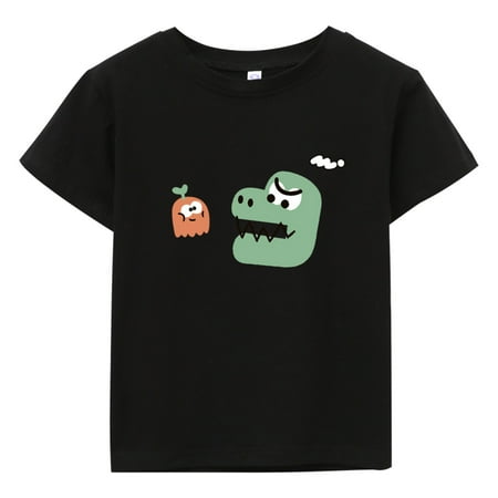 

Boys Tshirts Summer Short Sleeve Cartoon Prints Casual Tops For Kids Clothes For 0-3 Months