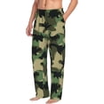 thumbnail image 2 of Daiia Camouflage Dinosaur Men's Sleep Pant with Pockets and Drawstring,Pajama Pants-Small, 2 of 9