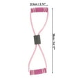 thumbnail image 3 of Unique Bargains 1 Pc Durable 8-Shaped Yoga Stretch Band for Stretching 14.17"x3.74" Pink, 3 of 4