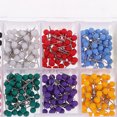 thumbnail image 3 of 500 Piece Round Head Push Pins Drawing Pins Thumbtack for Notice Message, 3 of 8