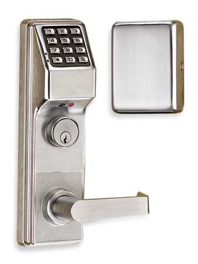 TRILOGY BY ALARM LOCK ETDLS1G/26DV99 Electronic Lock,Brushed Chrome,12