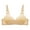 Beige, variant on French Lace Bandeau Bra Open Back Sheer Panel Push Up Seamless Bra for Women