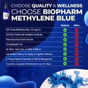 Methylene Blue, 1% USP (Pharmaceutical) Grade: 2×50 mL Twin Pack Glass: 3rd Party Tested