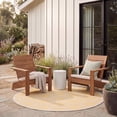 thumbnail image 3 of Safavieh Courtyard Yellow Indoor Outdoor Rug - Round 5', 3 of 10