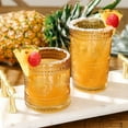thumbnail image 3 of Kate Aspen Hobnail Beaded Floral Amber Drinking Glasses Set of 24, (10 oz) Vintage Glassware Set Cocktail Glass Set, Juice Glass, Water Cups | Great Hostess Gift & Gift for New Home Owners, 3 of 7