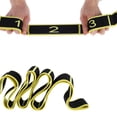 thumbnail image 2 of Banda de estiramiento de yoga Unique Bargains con 8 lazos para un estiramiento efectivo, color amarillo, 2 of 7