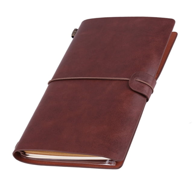 Notebook de Tapa Dura Personalizada Forrada de Cuero Bound Bound Daily Journal Diario de Vije Texto Personalizado en Aliviar para Trabajo de Negocios Escolares Escrenado