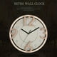 thumbnail image 5 of Reloj de pared nórdico redondo Baoblaze sin tictac decoración del hogar Beige, 5 of 7