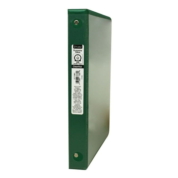 Carpeta de Argollas Cardinal Economy Value 1 Clearvue Verde