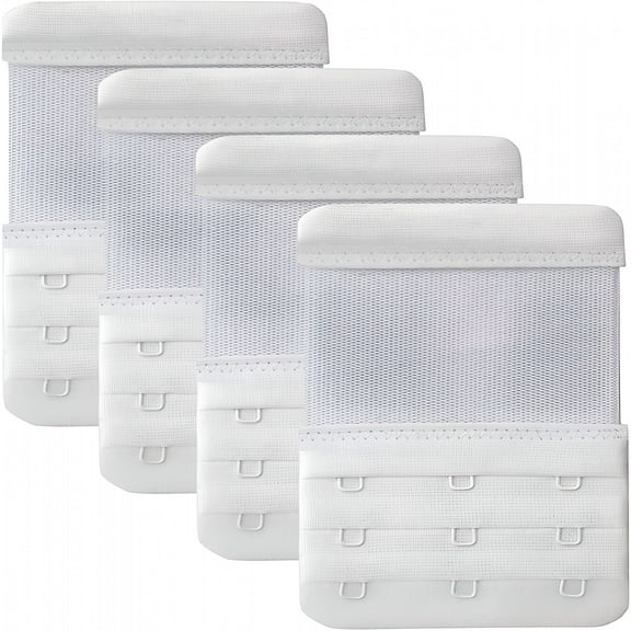 TELOLY Bra Extender 3 Hook, Stretchy Soft and Comfortable Bra Strap Extender