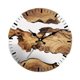 thumbnail image 2 of Reloj de pared decorativo para el hogar, estilo rústico, silencioso, redondo, para casa de campo Estilo A, 2 of 9
