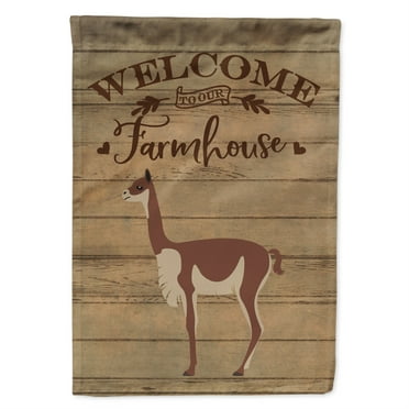 Carolines Treasures CK6861GF Vicugna or Vicuna Welcome Garden Size outdoor-flags, Multicolor