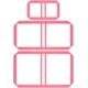 thumbnail image 1 of Juego de 3 miniherramientas rosas para encuadernación: notas adhesivas acrílicas, guía para encuadernación, plantilla, regla y herramienta para scrapbooking., 1 of 6