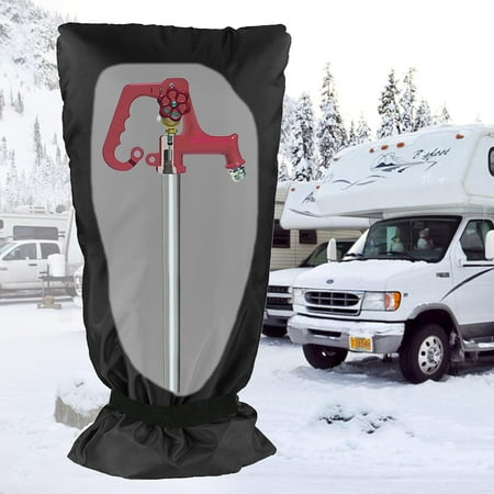 Outdoor Faucet Cover Socks 25”H x 13”W for Winter Freeze Protection, Outdoor Tap Cover, Large Faucet Covers for Outside, Reusable Yard Spigot Cover, Antifreeze Long Water Insulated - 1 Piece