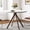 Walnut, variant on Soges Wood Round Dining Table for Kitchen Dining Room, 39.4inch Modern Dining Table with Metal Legs, Oak