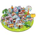 thumbnail image 1 of Kids Puzzle Toy Kit Wooden Cartoon Creative Jigsaw Puzzle Toy Educational Toy, 1 of 10