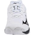 thumbnail image 2 of Mizuno Wave Lightning Z6 Women's Volleyball Shoe, Size 8.5, White-Black (0090), 2 of 7