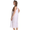 thumbnail image 2 of Dreamcrest Sleeveless Seersucker Gowns 6510-WHT-2X, 2 of 3