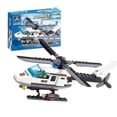 thumbnail image 1 of 102 Uds. Helicóptero de policía bloques de construcción creativos DIY serie de policía de ciudad niños ladrillos juguetes regalos para niños,102pcs, 1 of 8