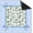 Coquette Blue Hydrangea, variant on Premium Mahjong Mat for Table - Non-Slip Mahjong Table Cloth with Printed Rules - Stylish Mah Jongg Accessories for Women (Style-1)