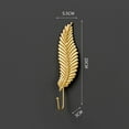 thumbnail image 2 of Gold Decorative Wall Hooks – Gold Hooks for Hanging Keys, Hats and Jewelry | Gold Wall Hooks | Wall Hooks Decorative | Decorative Hooks Modern Key Holder, 2 of 12