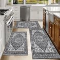 thumbnail image 6 of Farmhouse Kitchen Rugs Set 3 Piece, Boho Kitchen Mats for Floor, Non-Slip Kitchen Rug Waterproof Mats for Kitchen, Runner Rugs for Hallway Laundry Holiday Sink Decor, 6 of 12