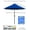 Blue, variant on Bayside21 Umbrella Replacement Canopy for 11 foot Outdoor Patio Umbrella, Vented Canopy, 2 Years Faded Resistant and Sun Protection UPF 50+, Beige Coating Outside and Beige White Stripe Underneath