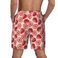 thumbnail image 4 of Balery Cute Strawberry Mens Swim Trunks Swim Shorts for Men Quick Dry Inseam Beach Shorts with Compression Liner Pocket-XX-Large, 4 of 9