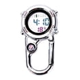 thumbnail image 2 of Multifunctional Carabiner Watch with Backlight Unisex Pocket Watch White Dial Backpack Fob Watch Clip on for Outdoor Sports Home Study Chefs Hugo Reloj con mosquetón, 2 of 10