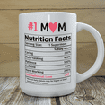 thumbnail image 2 of Mom Nutrition Facts Cup Mugs, Mothers Day Gifts, Mom Birthday Gifts from Daughter, 2 of 4