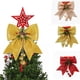 thumbnail image 3 of Cinta de oro brillante roja grande para decoración de Navidad, decoración de cono de pino, lazo de Navidad hecho a mano, adorno de Navidad, 3 of 4