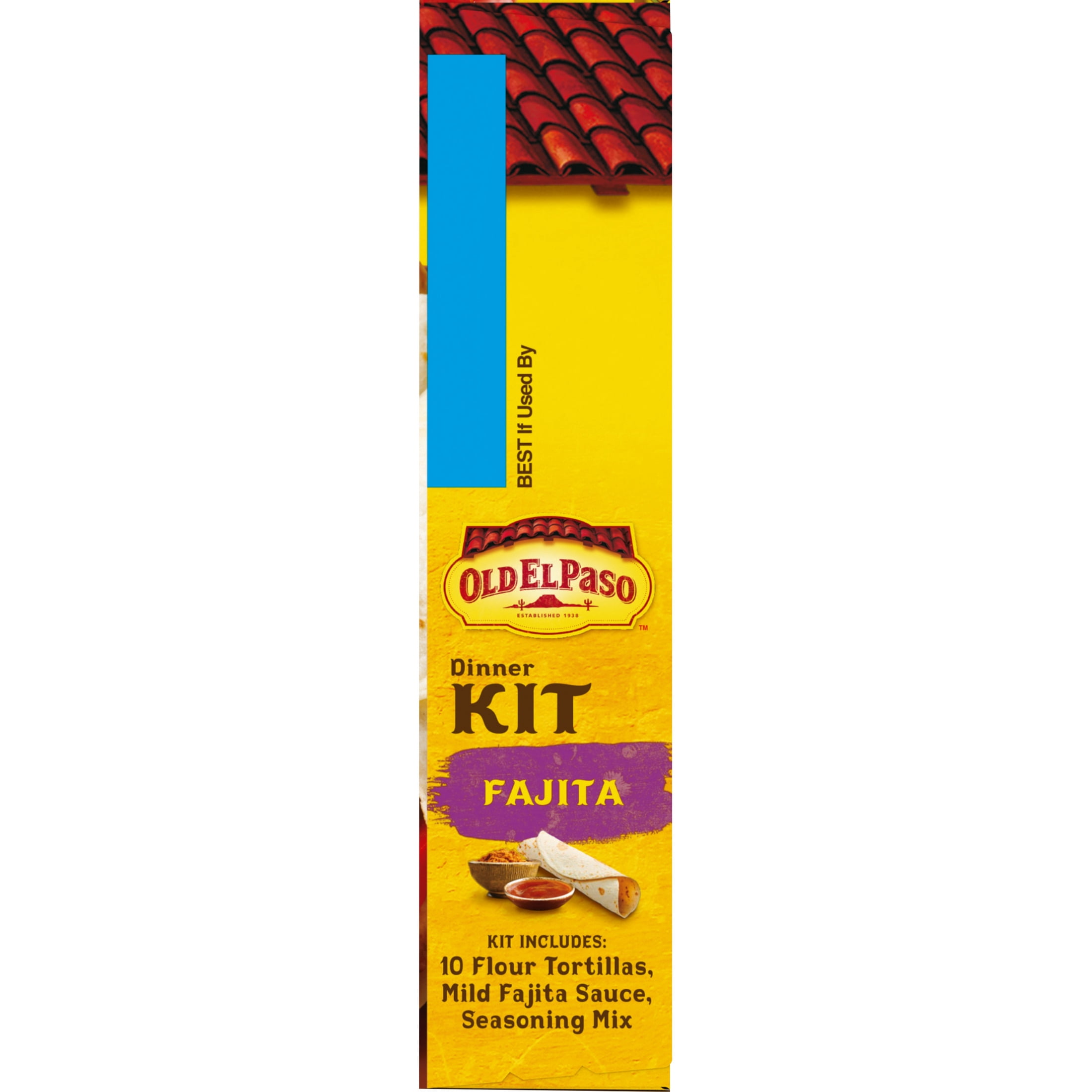 Old El Paso Fajita Dinner Kit, Easy Meal Prep, 10 Count, 12.5 oz