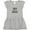 AC-Heather Grey, variant on Inktastic Hold Your Horses Girls Toddler Dress