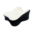 thumbnail image 2 of Almohada de rodillas para dormir de lado, espuma viscoelástica, cómoda y suave almohada para las piernas para dormir de lado En blanco y negro, 2 of 9