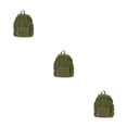 thumbnail image 1 of Decodeary Stylish Unisex Backpack With Large Capacity And Adjustable Straps Durable Cloth School Backpack School Bag Book Bag olive 3Set, 1 of 6