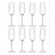 thumbnail image 1 of Copas De Champagne Flauta Cristal 8 Pzas 221ml Libbey, 1 of 2