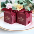 thumbnail image 4 of 50pcs Birthday Wedding Party Favor Boxes,Wedding Gift Bags Chocolate Candy and Gift Boxes Bridal Gift Boxes without Ribbons, 4 of 5